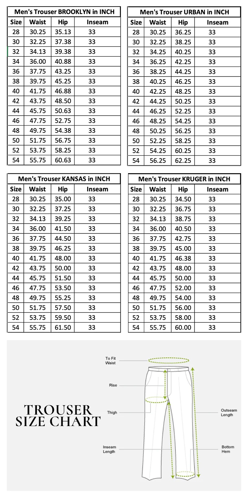 Indian Terrain Men's Comfort Fit Solid Green Trousers